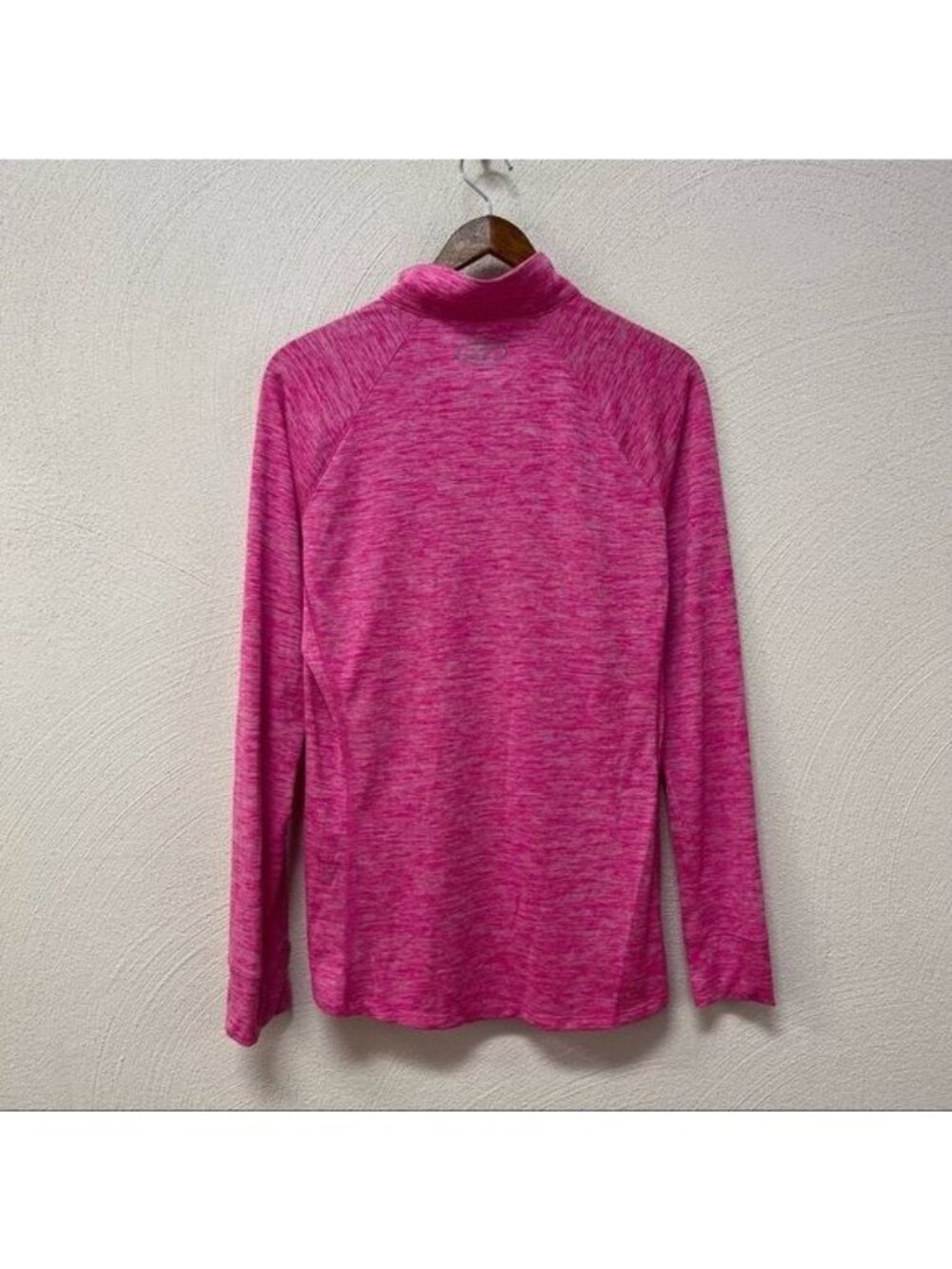 Under Armour Women’s 1/2 Zip Long Sleeve Athletic Pullover In Pink Sz M - Picture 4 of 4
